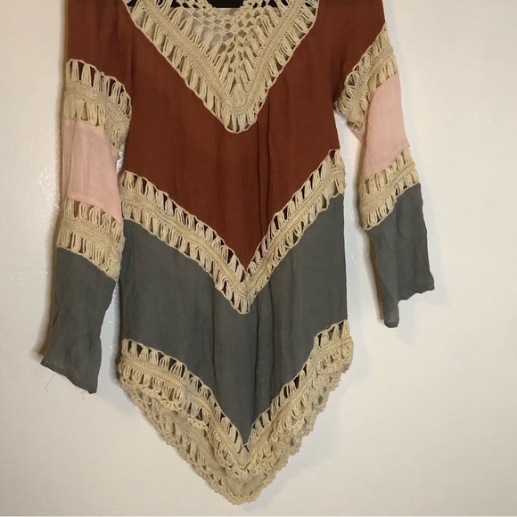 Rust And Blue Color Coverup Unbranded Small-Medium - Picture 4 of 5